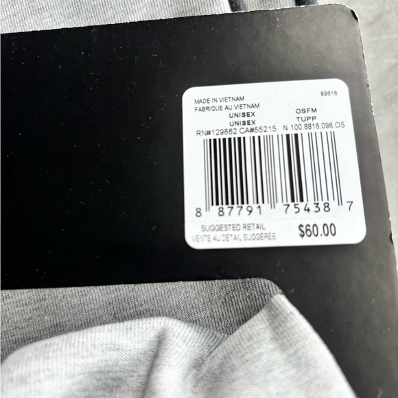 Nike Therma-Fit Tech Fleece Winter Scarf Unisex Adult - Gray / Black - Picture 7 of 8